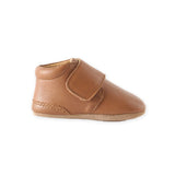 Leather Babble Bootie - Chestnut