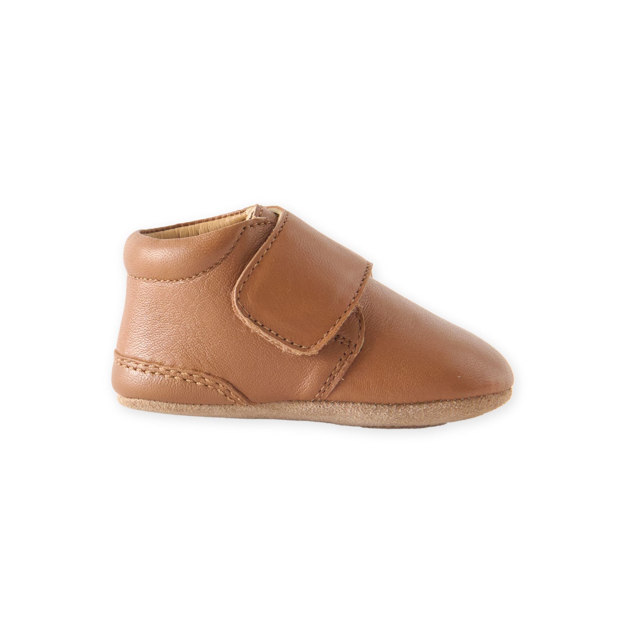 Leather Babble Bootie - Chestnut