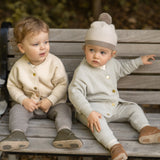 Leather Babble Bootie - Olive