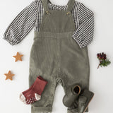 Leather Babble Bootie - Olive