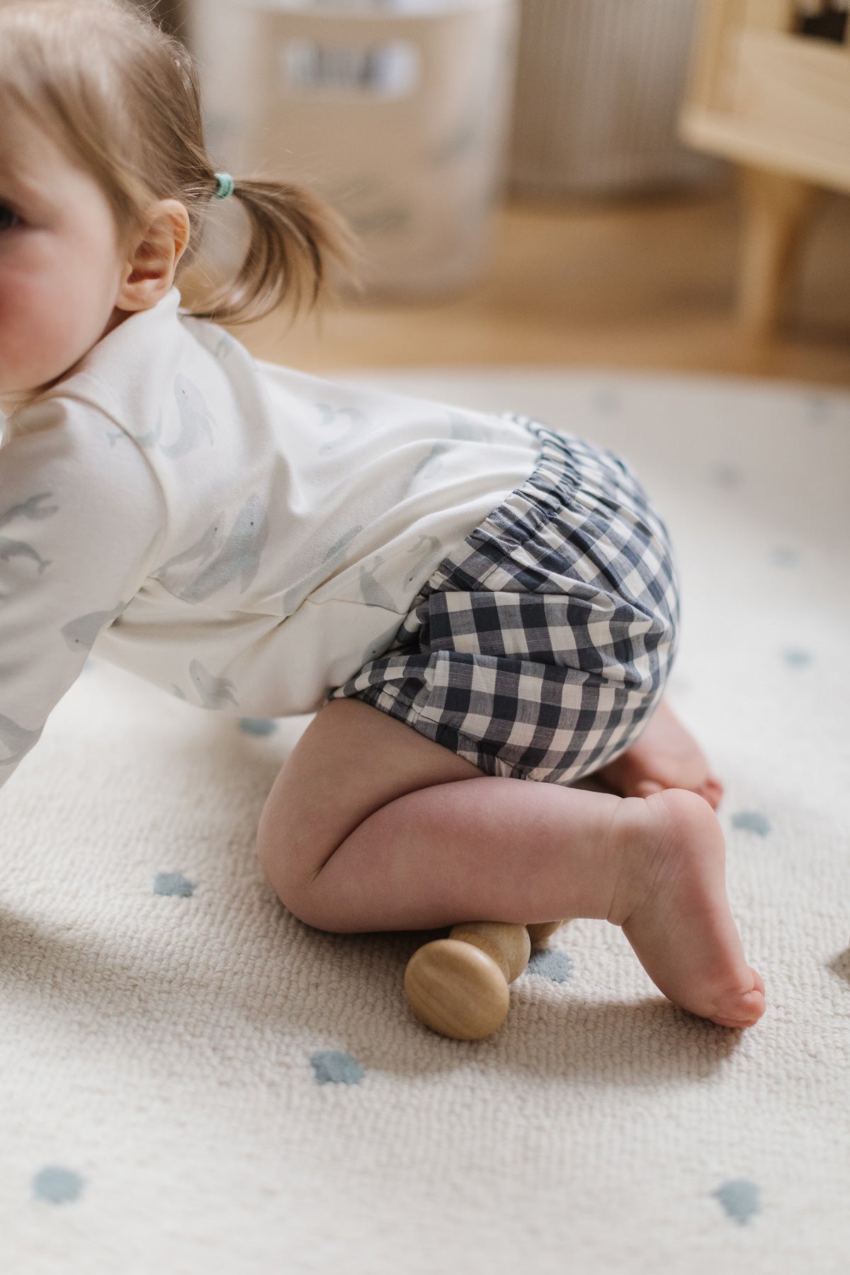 Shoulder Snap One-Piece - Follow Me Whale