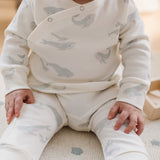 Kimono Romper - Follow Me Whale