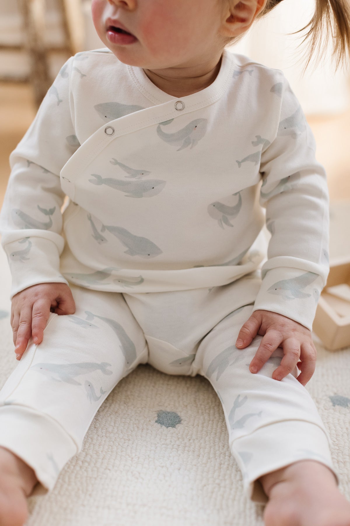 Kimono Romper - Follow Me Whale