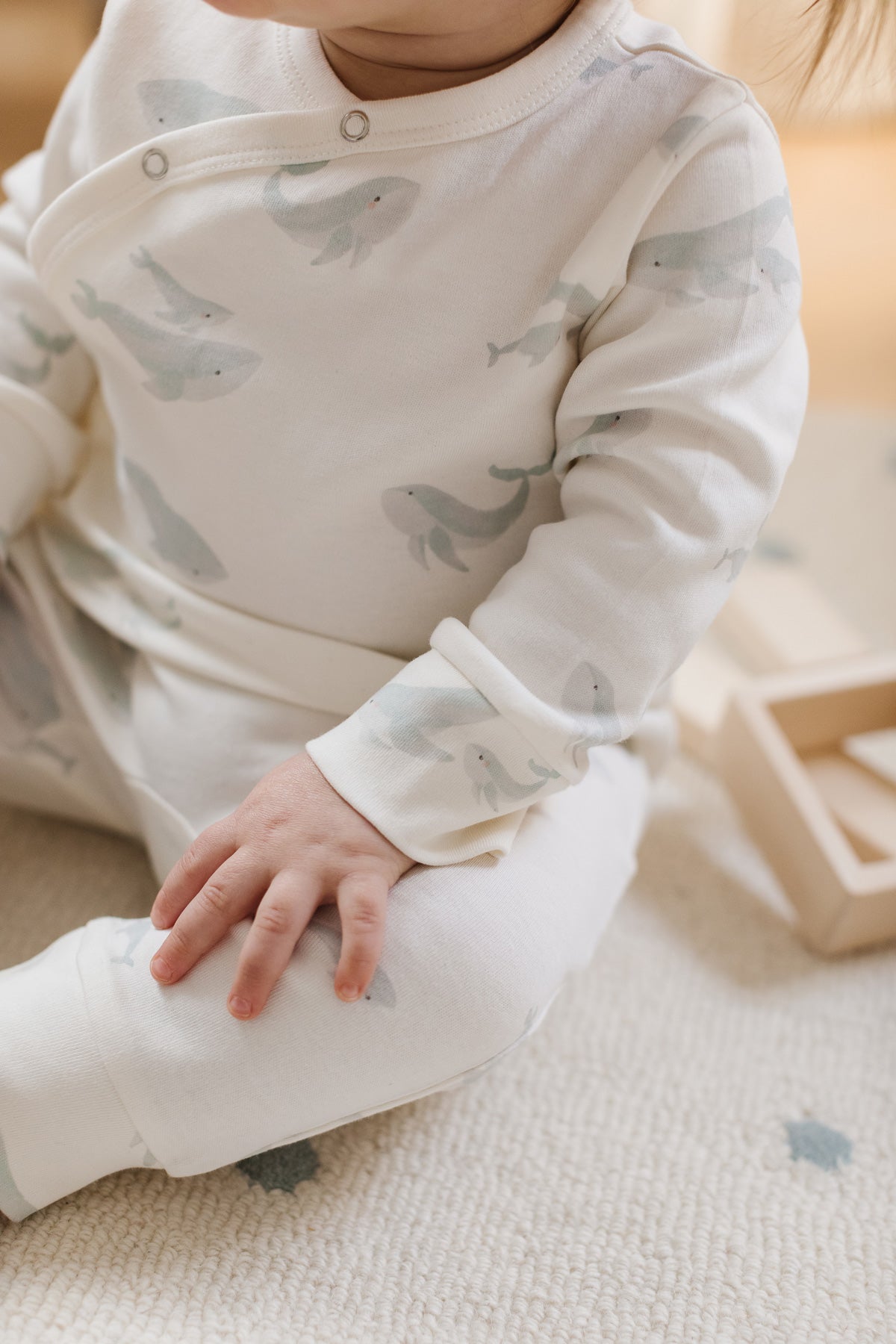 Kimono Romper - Follow Me Whale