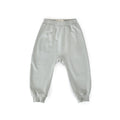 french terry harem pant soft sea in blues pattern