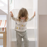 French Terry Harem Pant - Soft Sea