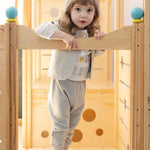 French Terry Harem Pant - Soft Sea