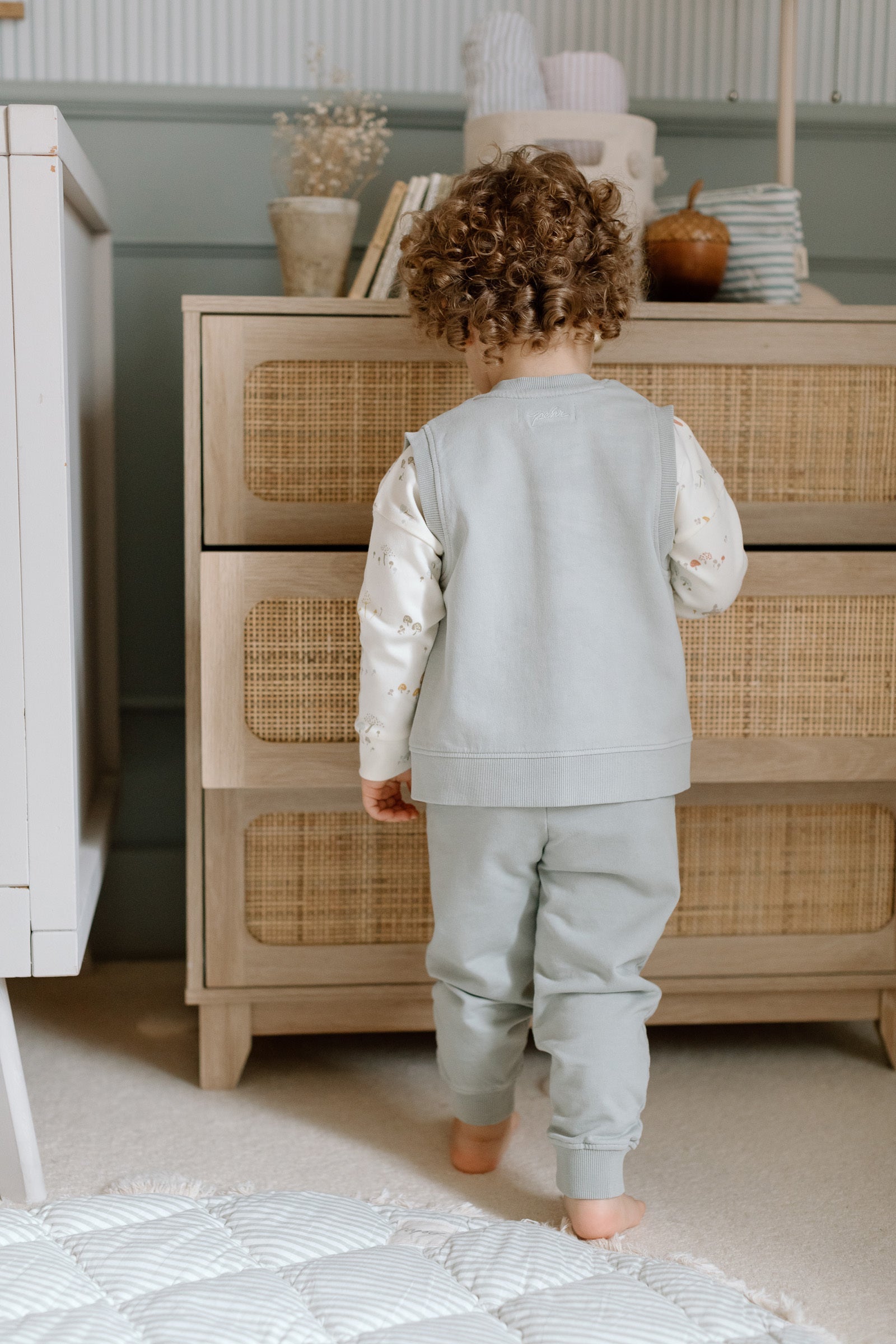 French Terry Jogger - Soft Sea