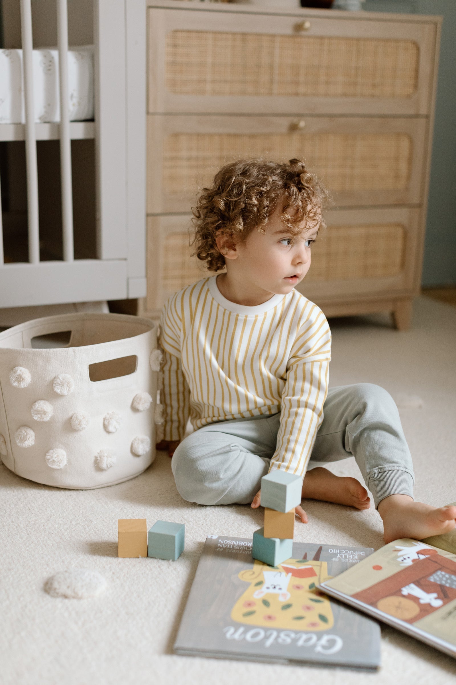 French Terry Jogger - Soft Sea