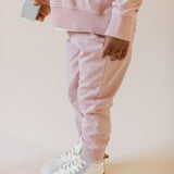 French Terry Jogger - Soft Peony