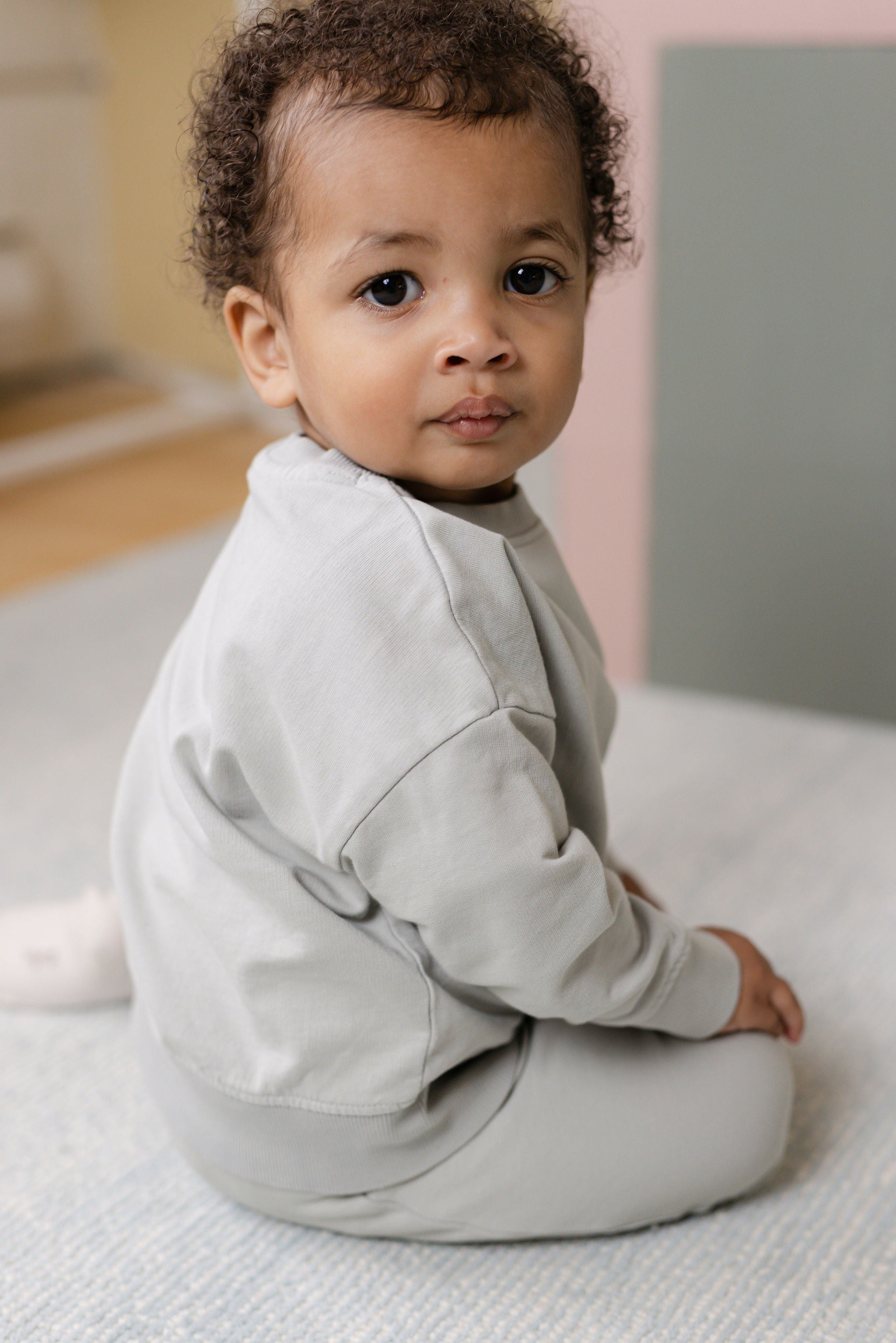 French Terry Sweatshirt - Soft Sea