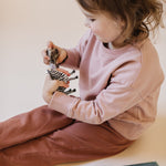 French Terry Sweatshirt - Soft Peony