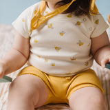 Garment Dye Bloomer Short - Soft Marigold