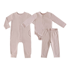 baby's first essentials pale pink in pinks pattern