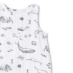 1.0 tog sleep bag life aquatic in blues pattern