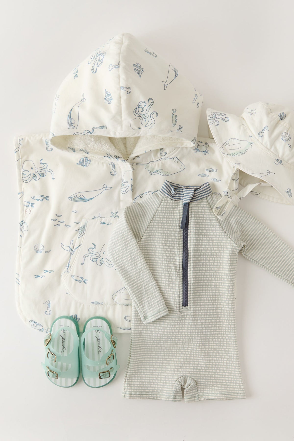 hooded poncho towel life aquatic
