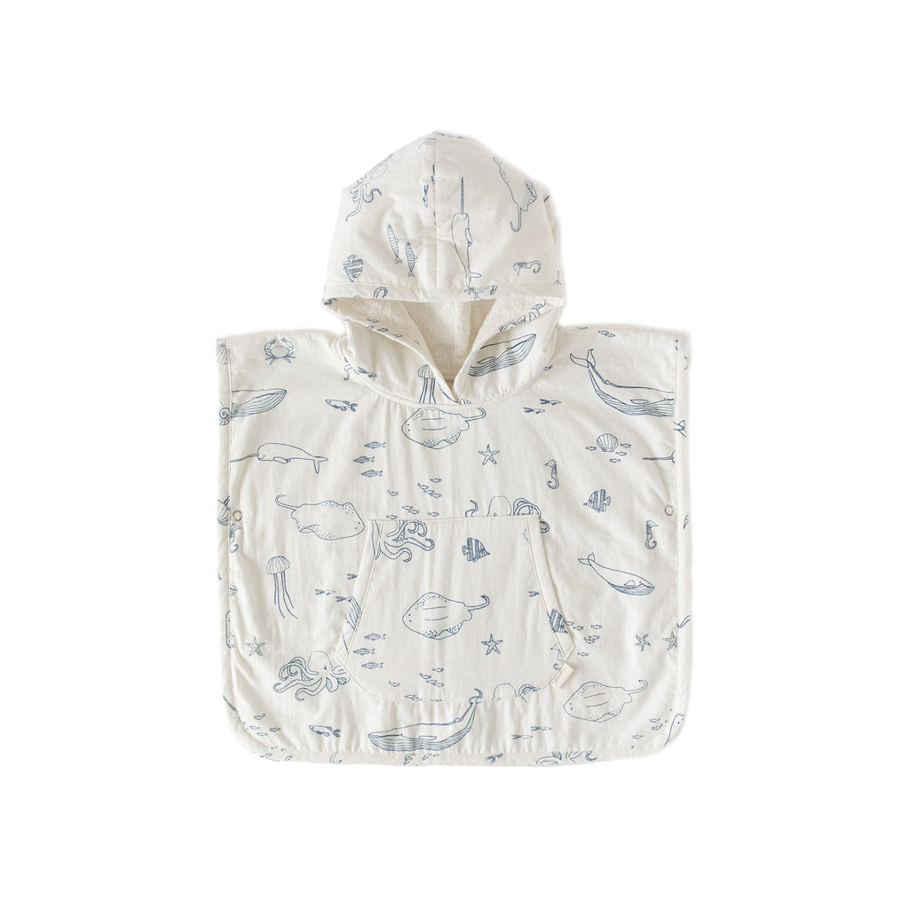hooded poncho towel life aquatic