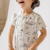 Short Sleeve Romper - Life Aquatic