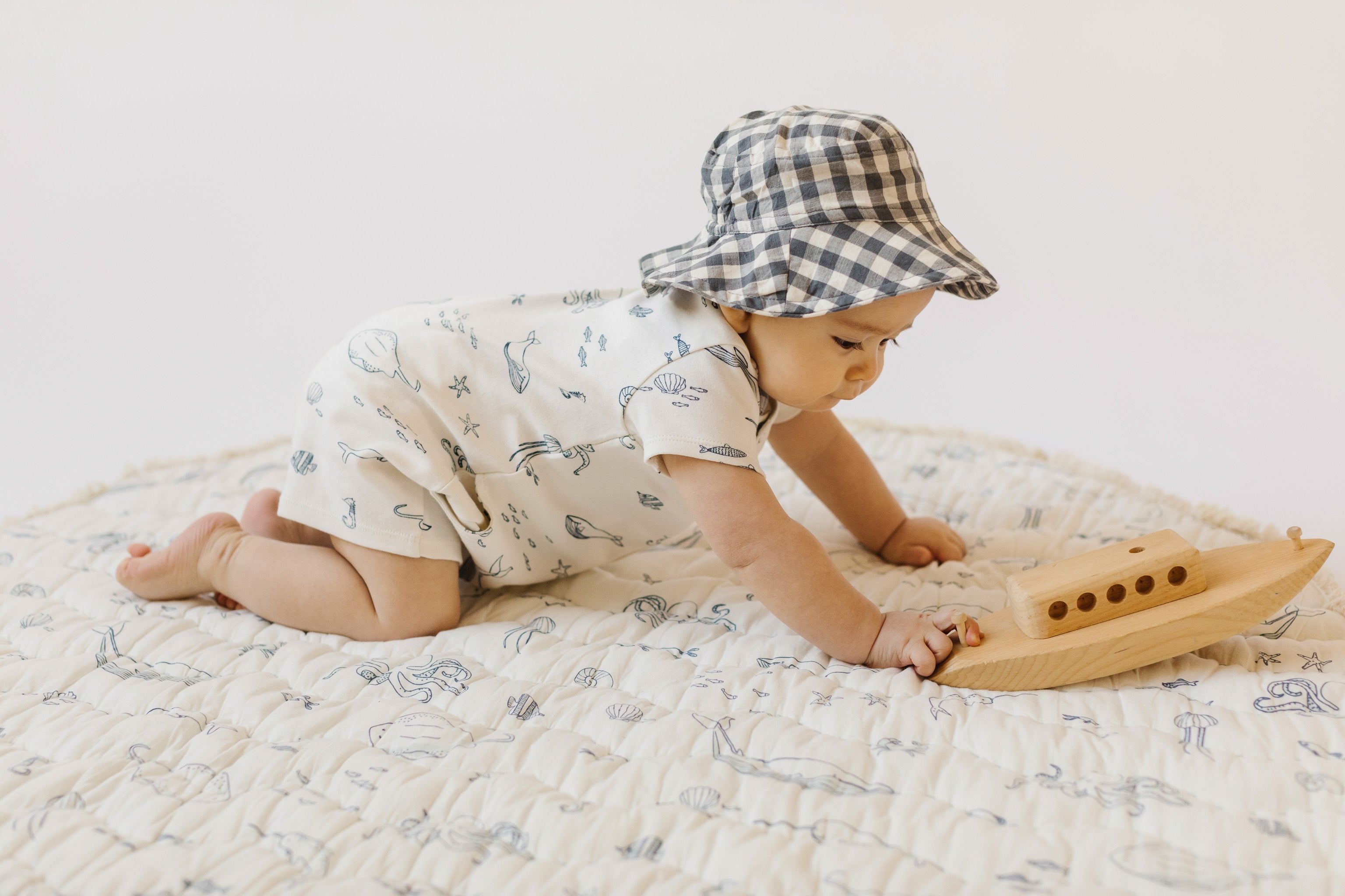 Short Sleeve Romper - Life Aquatic