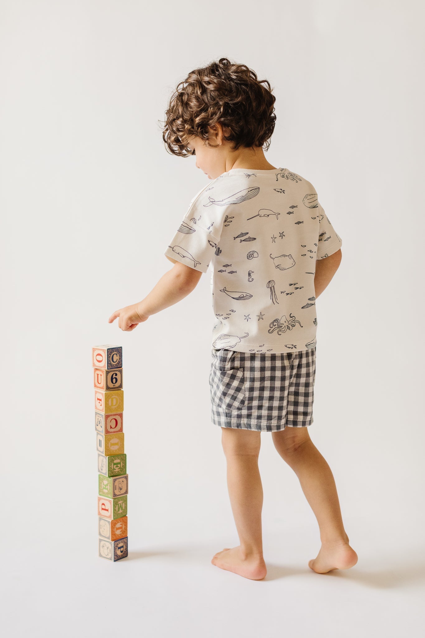 Dropped Shoulder Short Sleeve T-Shirt - Life Aquatic