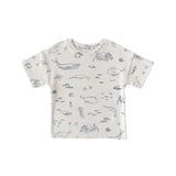 Dropped Shoulder Short Sleeve T-Shirt - Life Aquatic