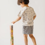 Dropped Shoulder Short Sleeve T-Shirt - Life Aquatic