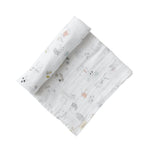 Organic Cotton Muslin Swaddle - Magical Forest