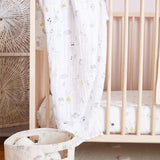 Organic Cotton Muslin Swaddle - Magical Forest