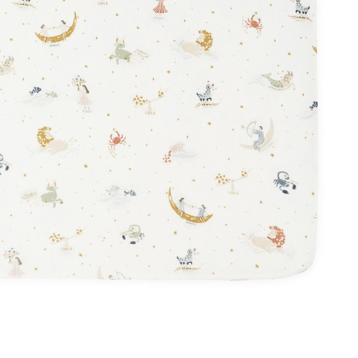 crib sheet zodiac in multi pattern