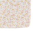 crib sheet floret in multi pattern
