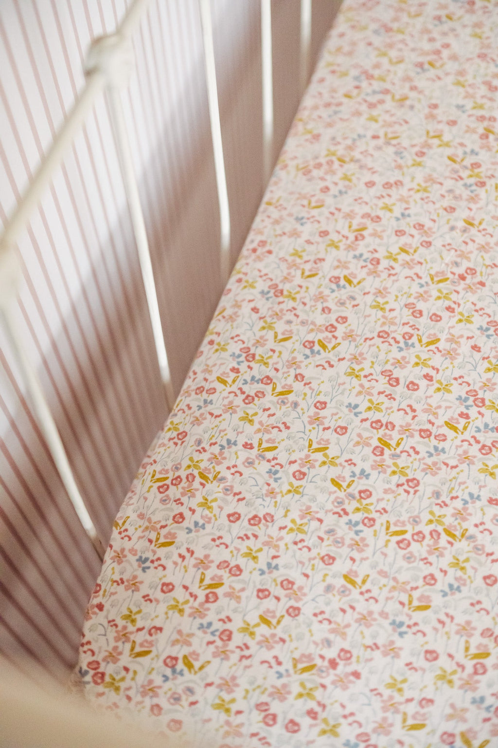 crib sheet floret