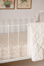 crib sheet floret