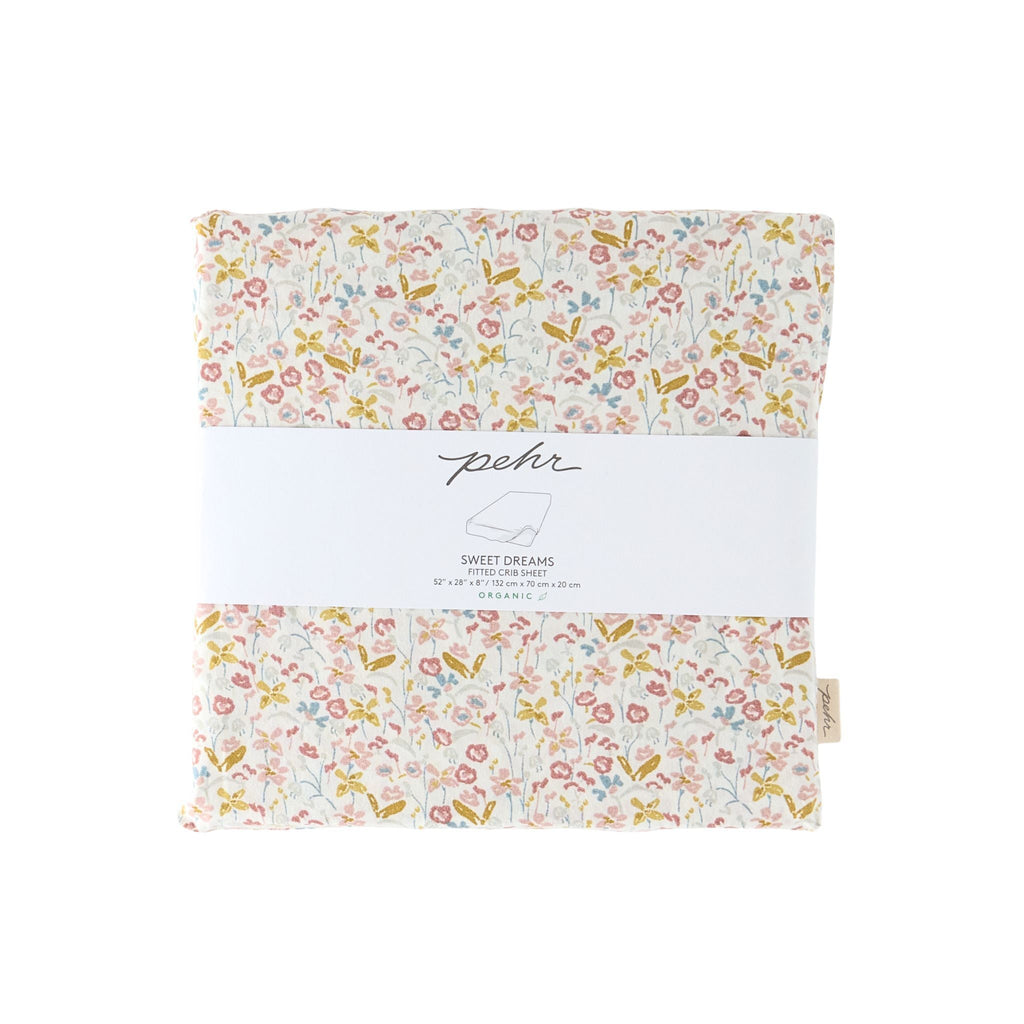 crib sheet floret