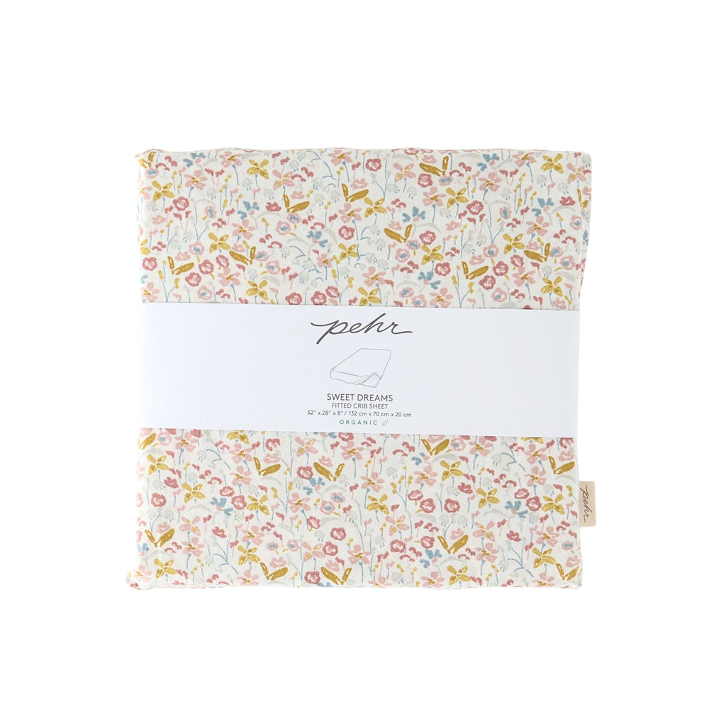 crib sheet floret