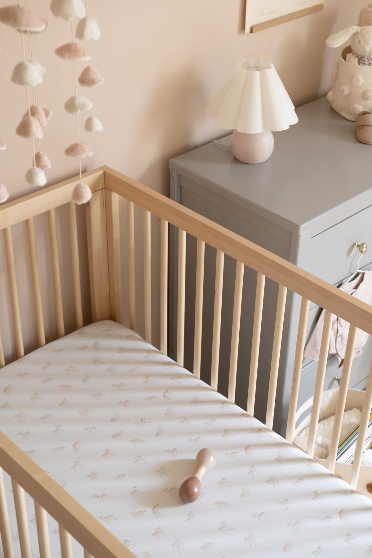 crib sheet dear lamb