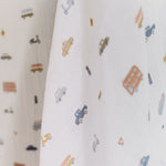 Organic Cotton Muslin Swaddle - Rush Hour