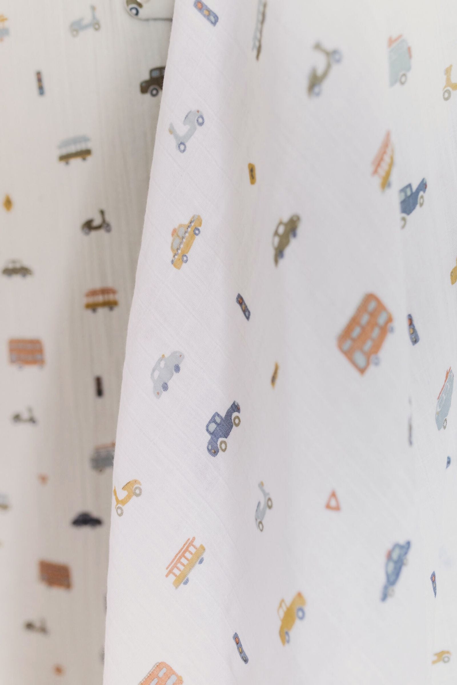 Organic Cotton Muslin Swaddle - Rush Hour