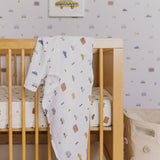 Organic Cotton Muslin Swaddle - Rush Hour