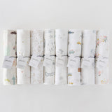 Organic Cotton Muslin Swaddle - Rush Hour