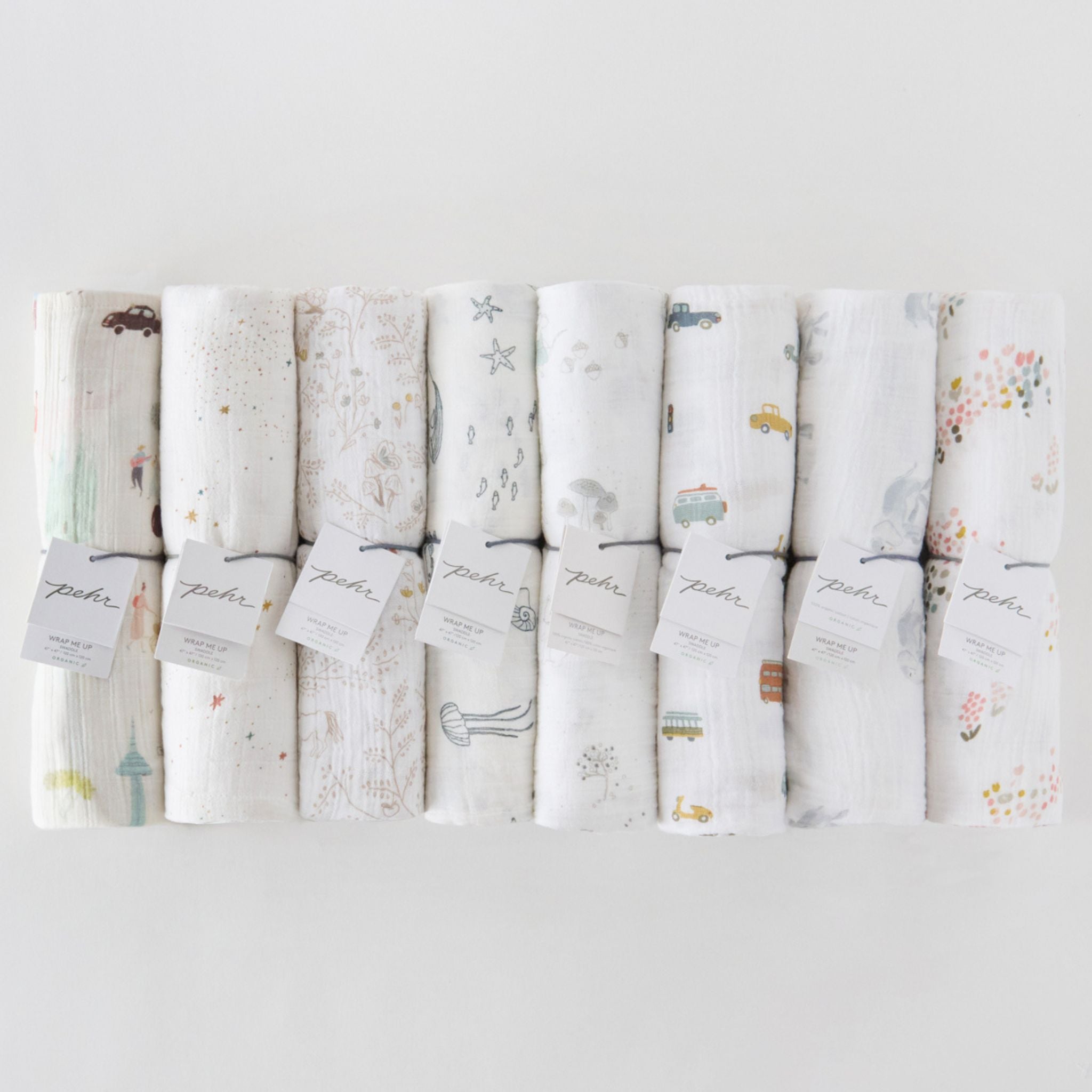 Organic Cotton Muslin Swaddle - Rush Hour