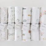 Organic Cotton Muslin Swaddle - Rush Hour