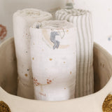 Organic Cotton Muslin Swaddle - Zodiac