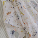 Organic Cotton Muslin Swaddle - Into The Wild