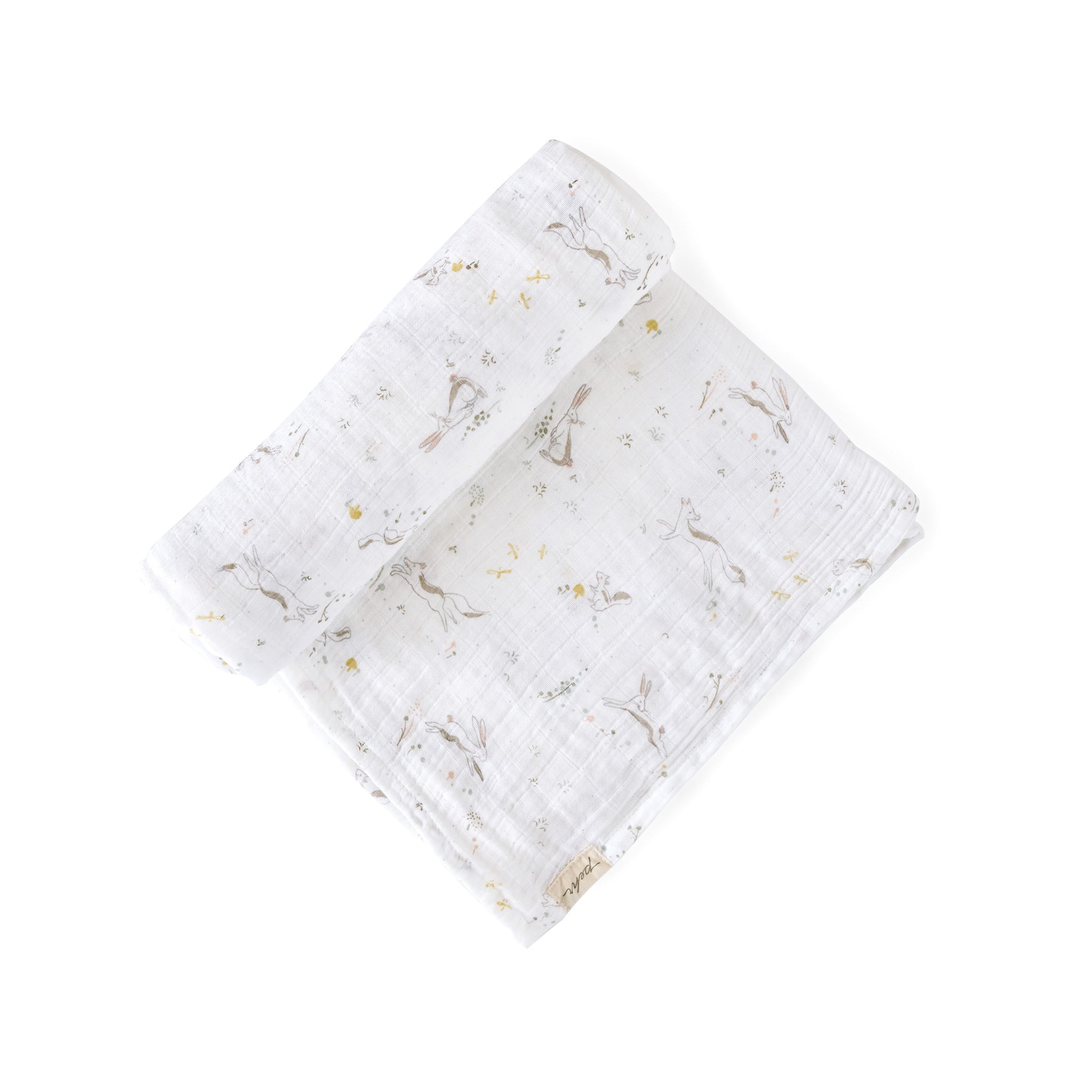 Organic Cotton Muslin Swaddle - Field of Dreams