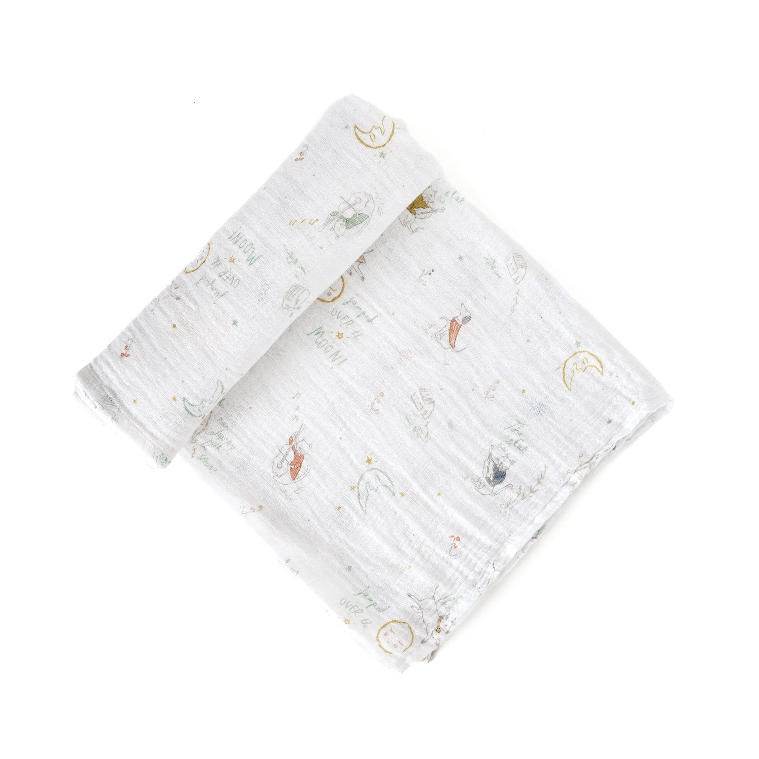 Organic Cotton Muslin Swaddle - Over the Moon