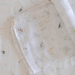 Organic Cotton Muslin Swaddle - Over the Moon