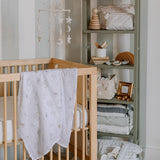 Organic Cotton Muslin Swaddle - Over the Moon