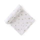 Organic Cotton Muslin Swaddle - Flower Patch
