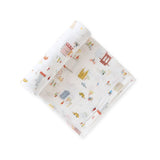 Organic Cotton Muslin Swaddle - Explore London