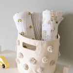 Organic Cotton Muslin Swaddle - Explore London